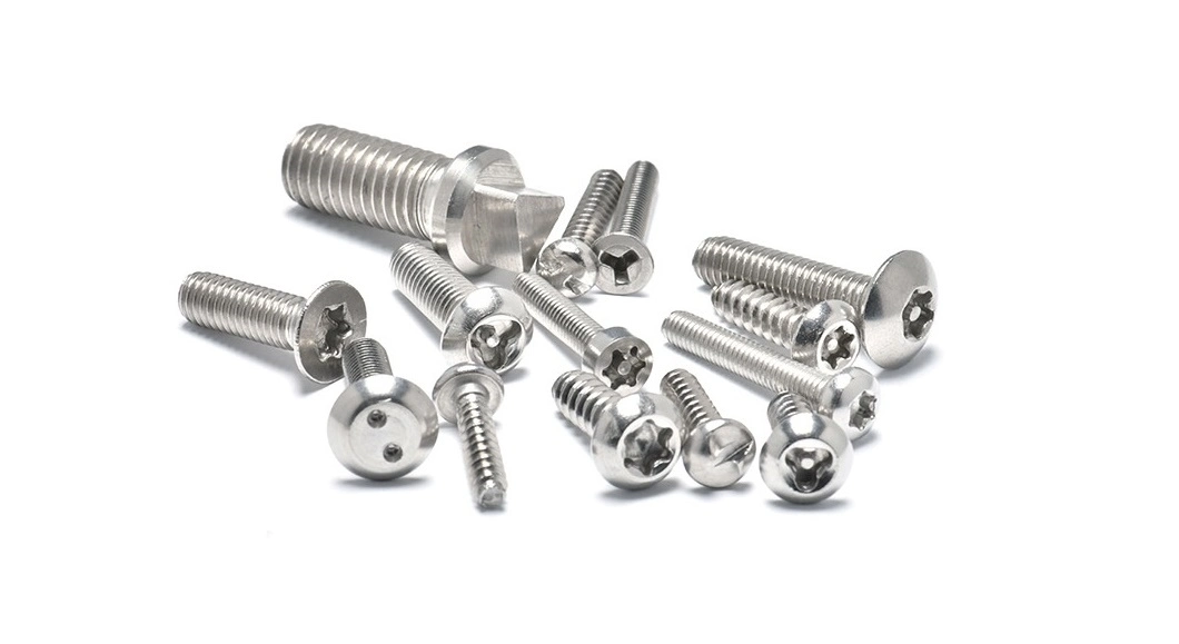 Stainless Steel 18-8 Torx Screw Pan Button Csk Head with Pin Torx Security Screw