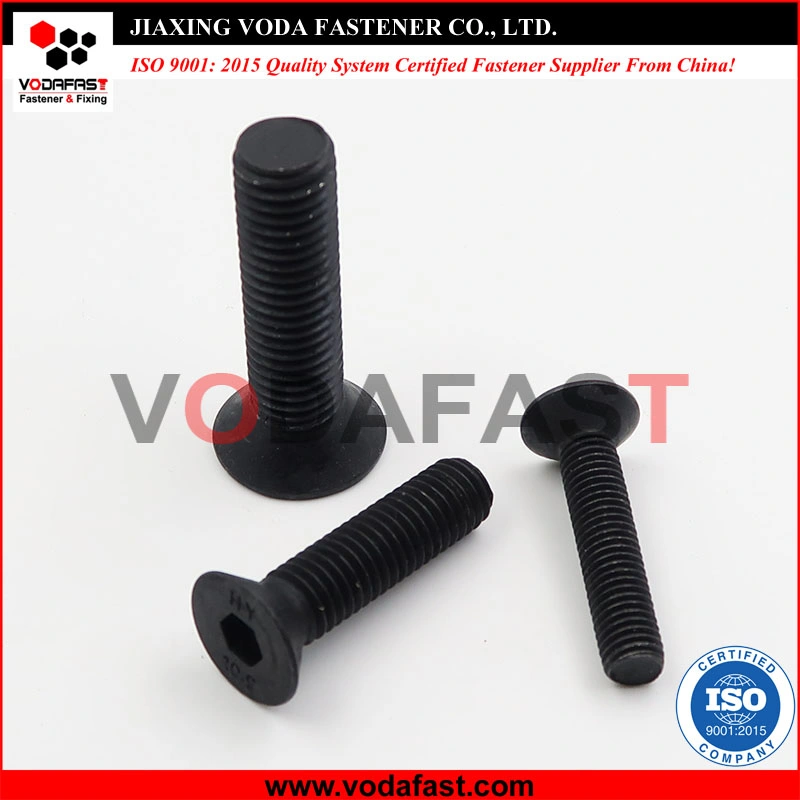 Vodafast Furniture Screw Wafer Head Cross Recessed Class 4.8 8.8 10.9 12.9 Black Zinc