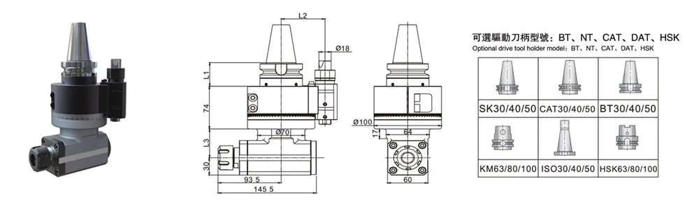 Drilling and Milling Machine Atc/Two Head CNC Router for Furniture Making