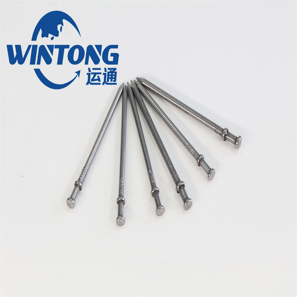 Galvanized/Q195 Material /Polished Surface /Square Rod/ Double Head Nail