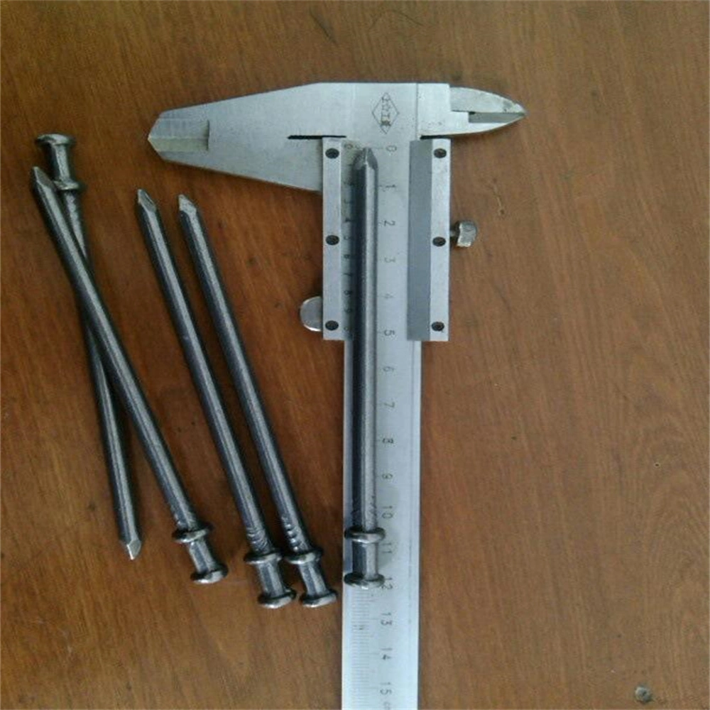 Galvanized/Q195 Material /Polished Surface /Square Rod/ Double Head Nail