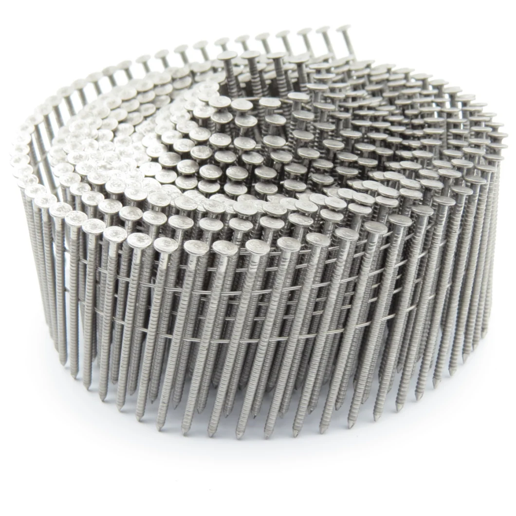 201 Stainless Steel Coil Nails for Pneumatic Nailer