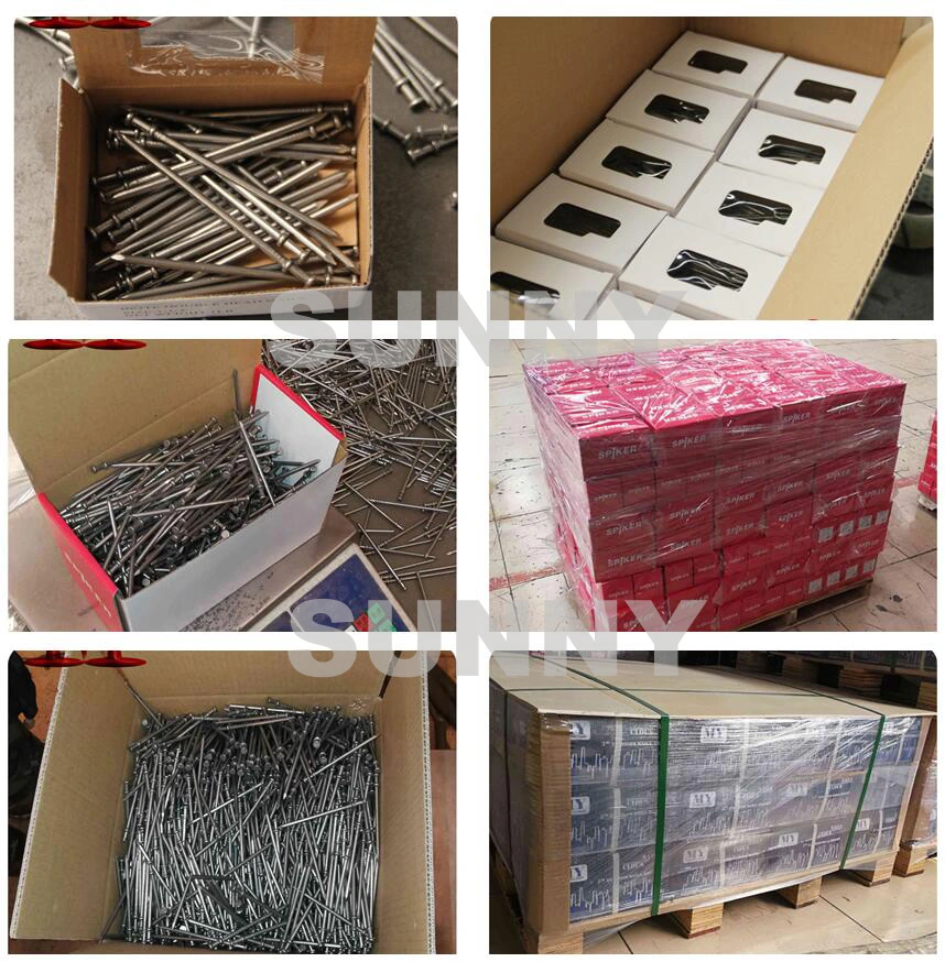 16D Bright Duplex Head Nails 50lb Finishing Nail Building Construction 1 Ton Q195 or Q235 Cn; Tia Smooth Boya 25kg Bulk /Carton