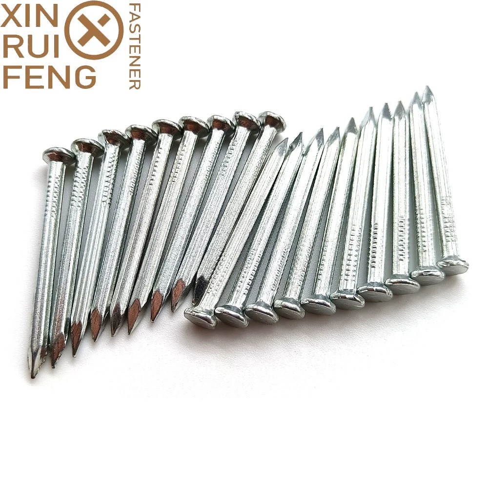 DIN GB GOST Carbon Steel Flat Head Galvanized Iron Nail