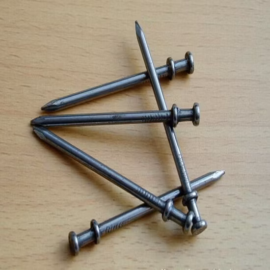 Хорошая цена и отличное качество, полированный/электрооцинкованный гвоздь с дуплексной головкой/гвоздь с двойной головкой от китайской фабрики 20d